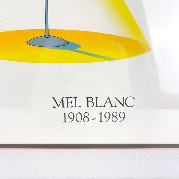 ORIGINAL Mel Blanc Speechless Looney Tunes 31X22 Framed Art Print Warner Bros - Picture 3 of 9